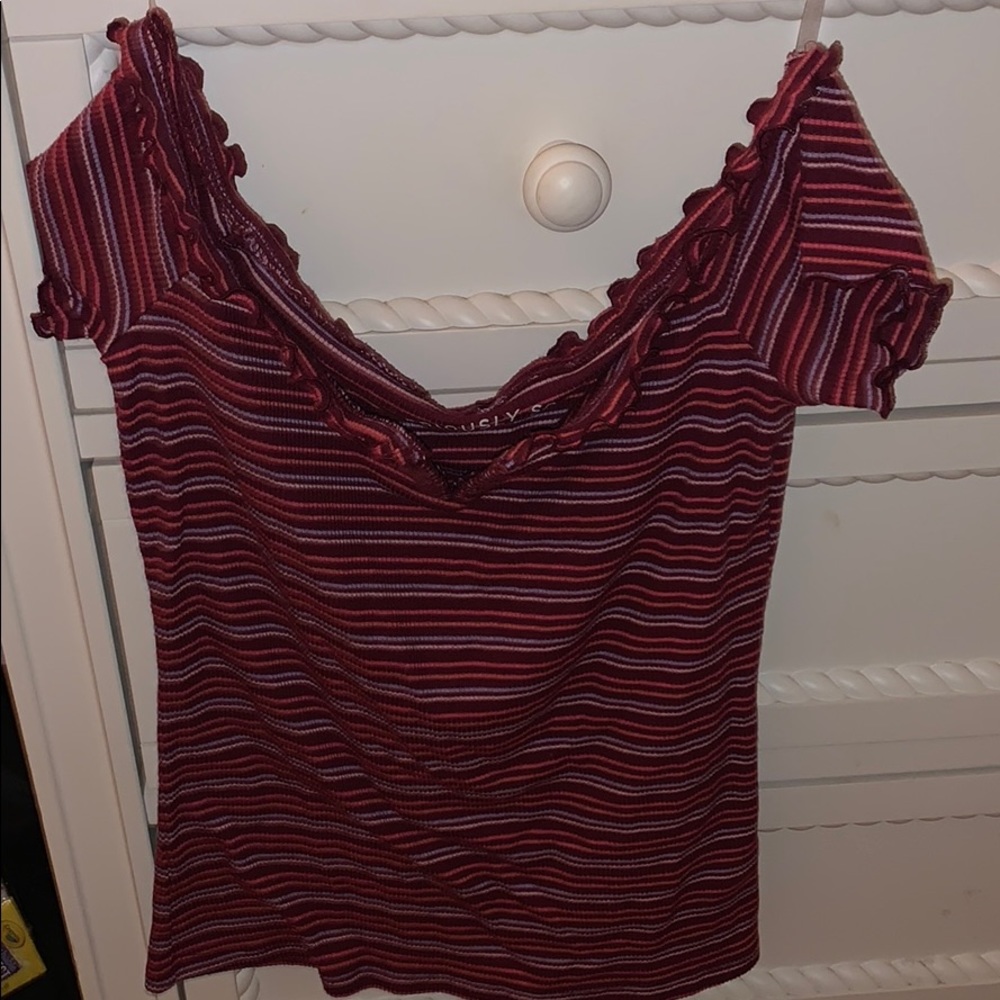 off the shoulder t shirt